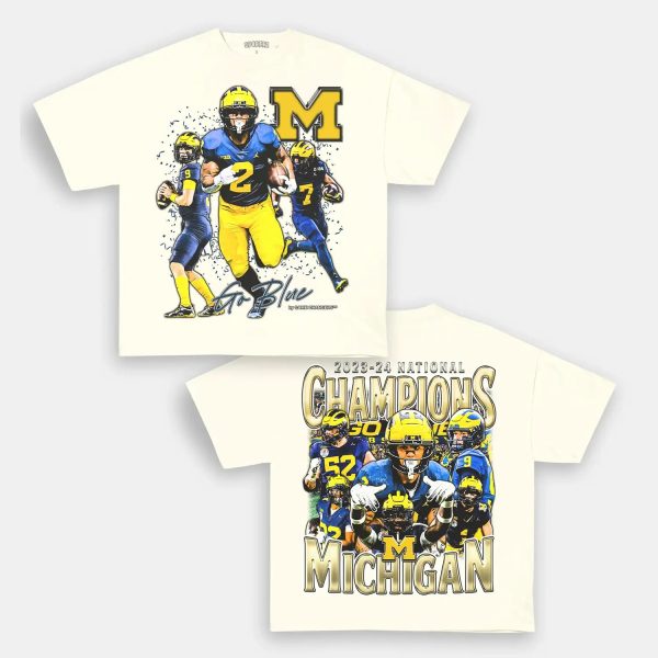 2023-24 NATIONAL CHAMPS - MICHIGAN TEE - Image 4