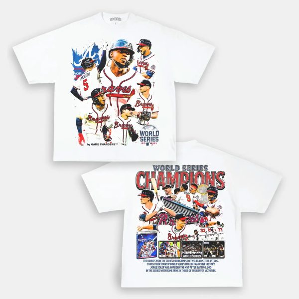 2021 WORLD SERIES CHAMPS - BRAVES TEE - [DS] - Image 2