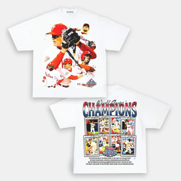 2008 WORLD SERIES CHAMPS - PHILLIES TEE - Image 2