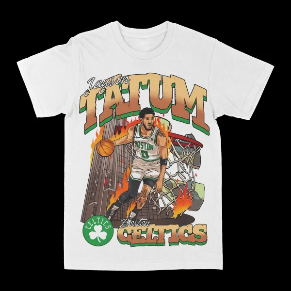 Jayson Tatum "Getting Buckets" Graphic Tee - Image 2