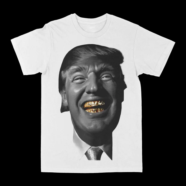 Donald Trump "Gold Grill" Graphic Tee - Image 2