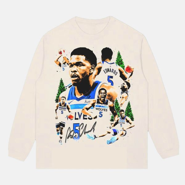 ANTHONY EDWARDS 4.24-2  LONG SLEEVE - Image 3