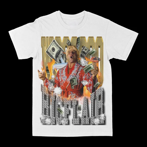 Ric Flair Woooo Graphic Tee - Image 2