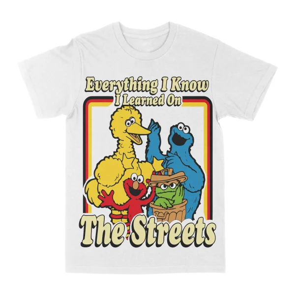 Everything I Know I Learned From The Streets Graphic Tee - Image 2
