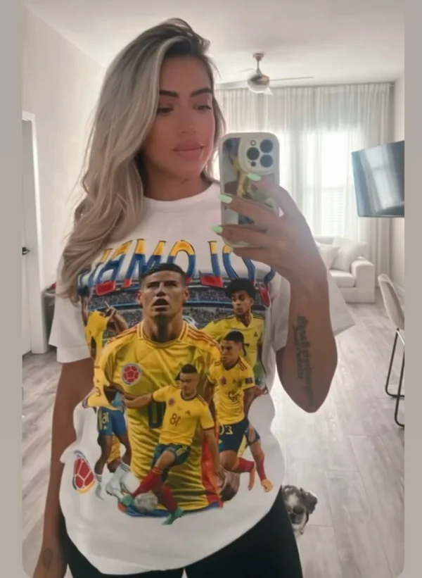 Colombia Soccer Graphic Tee - Image 3