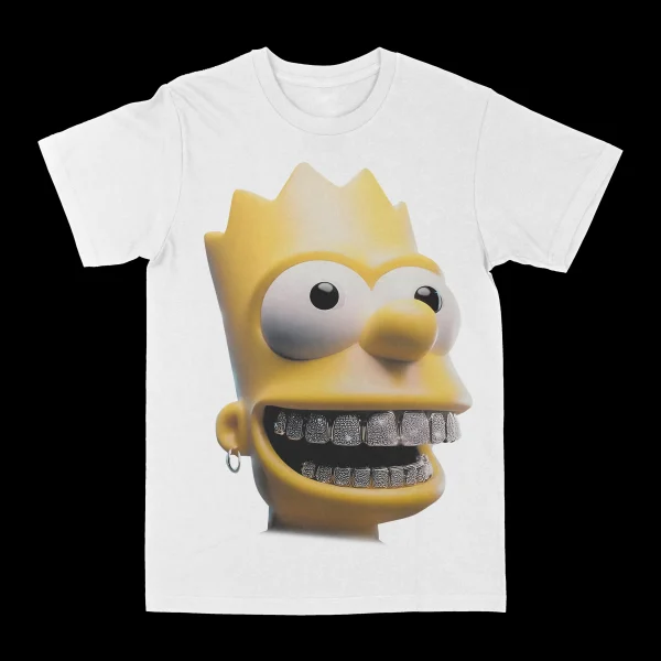 Bart Simpson "Big Face" Graphic Tee - Image 2