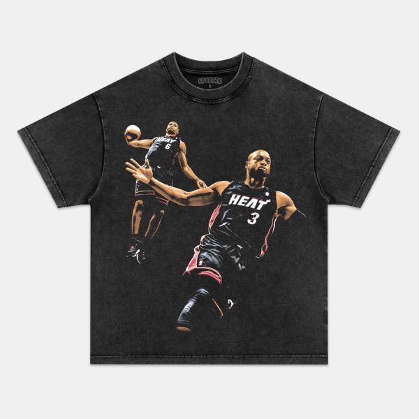 LEBRON JAMES X DWAYNE WADE GRAPHIC TEE - Image 2