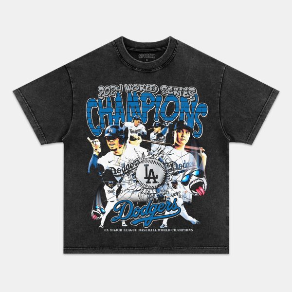 2024WORLD CHAMPS - DODGERS TEE - Image 2