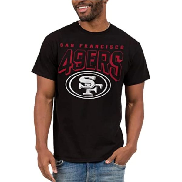 San Francisco 49ers-Junk Food Team Helmet NFL Shirt - Image 2