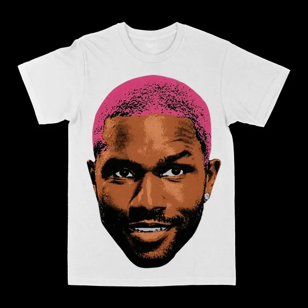 Frank Ocean "Big Face Pink Hair" Graphic Tee - Image 2