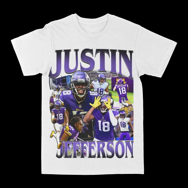 Justin Jefferson "18" Graphic Tee - Image 2