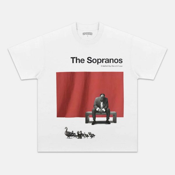 RETRO STYLE SOPRANOS GRAPHIC T-SHIRT - Image 4