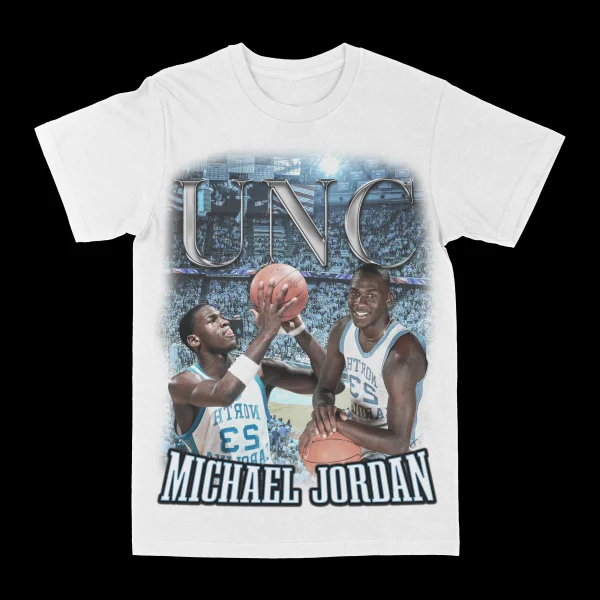 Michael Jordan "UNC" Graphic Tee - Image 2