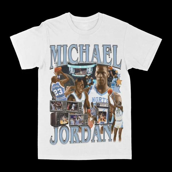 Michael Jordan "UNC Must See TV" Graphic Tee - Image 2