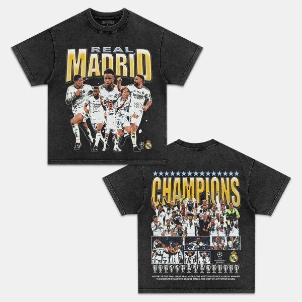 2024 UCL CHAMPS - REAL MADRID TEE - Image 3