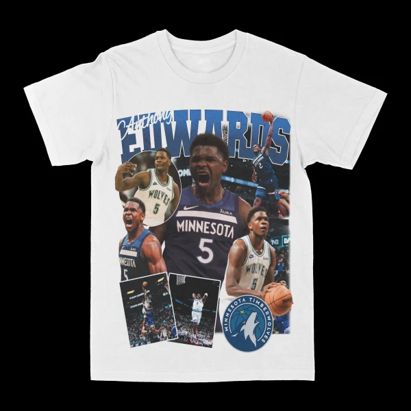 Anthony Edwards "5" Graphic Tee - Image 2
