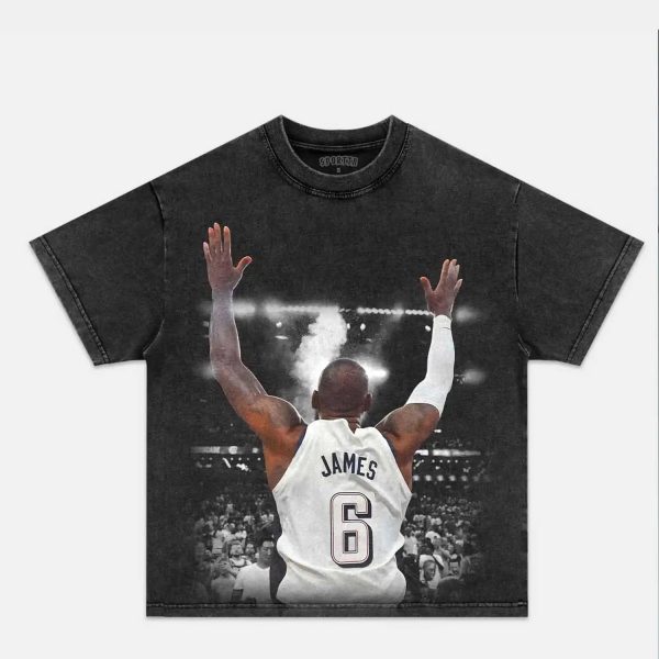 USA TEAM-LEBRON JAMES VINTAGE TEE - Image 2