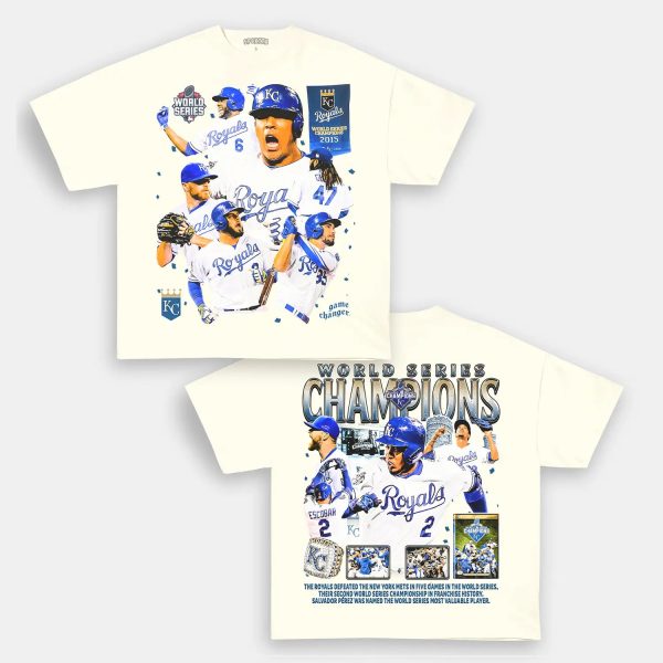 2015 WORLD SERIES CHAMPS - ROYALS TEE - [DS] - Image 4