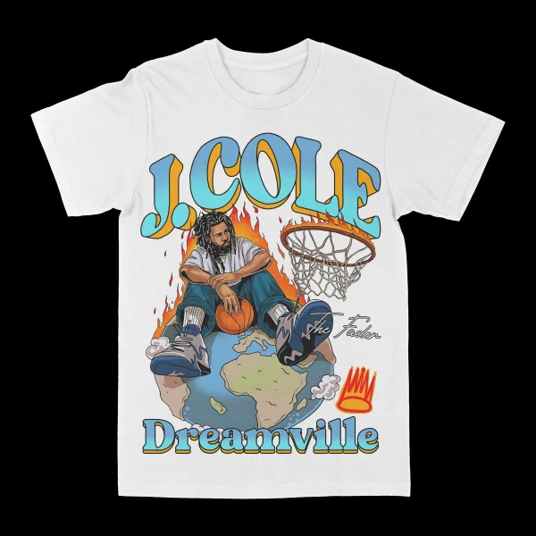 J. Cole "Dreamville World" Graphic Tee - Image 2