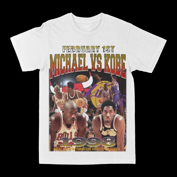 Mike Vs Kobe Graphic Tee - Image 2