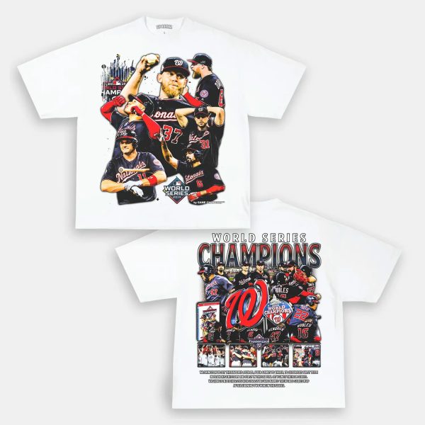2019 WORLD SERIES CHAMPS - NATIONALS TEE - [DS] - Image 2