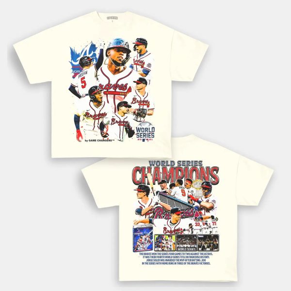 2021 WORLD SERIES CHAMPS - BRAVES TEE - [DS] - Image 3