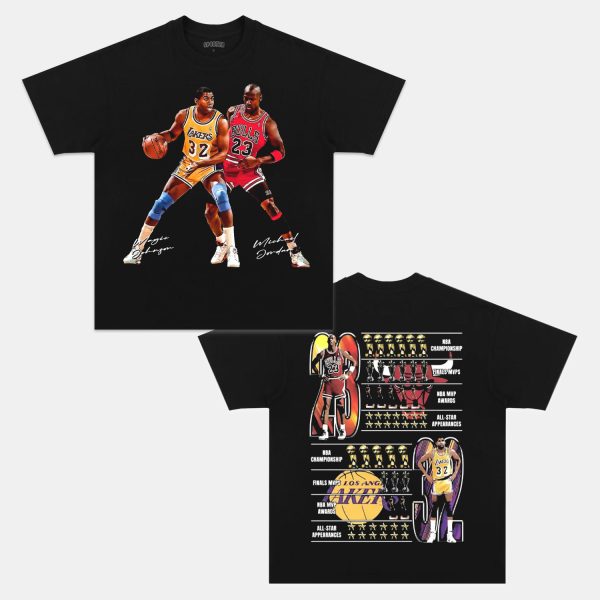EARVIN JOHNSON  AND  MICHAEL JORDAN TEE - Image 2