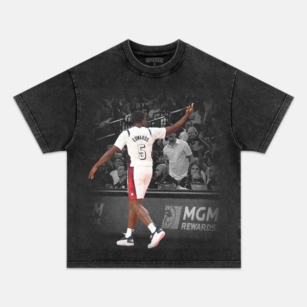USA TEAM-ANTHONY EDWARDS VINTAGE TEE - Image 2
