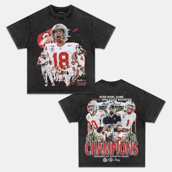 OHIO STATE-ROSE BOWL 2025 TEE - Image 2