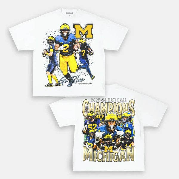 2023-24 NATIONAL CHAMPS - MICHIGAN TEE - Image 3