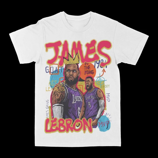 Lebron James "MVP" Graphic Tee - Image 2