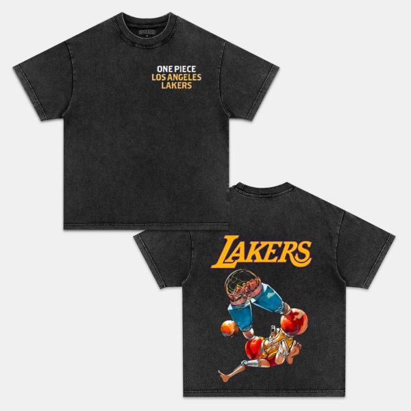LOSANGELES LAKERS & ONE PIECE FRANKY TEE - Image 2