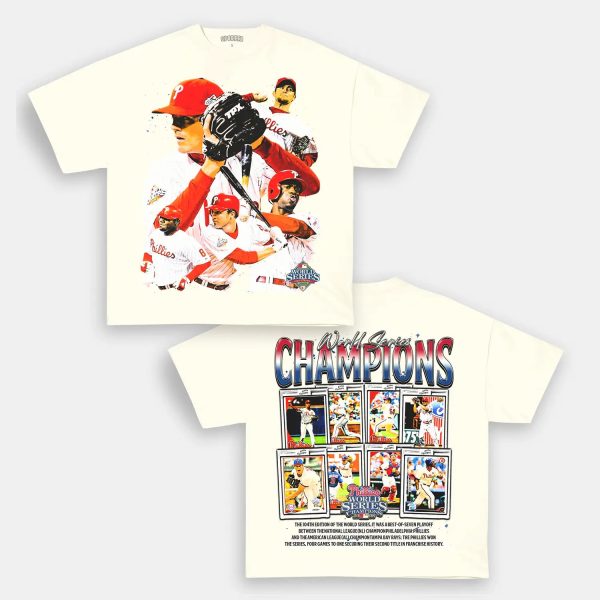 2008 WORLD SERIES CHAMPS - PHILLIES TEE - Image 3