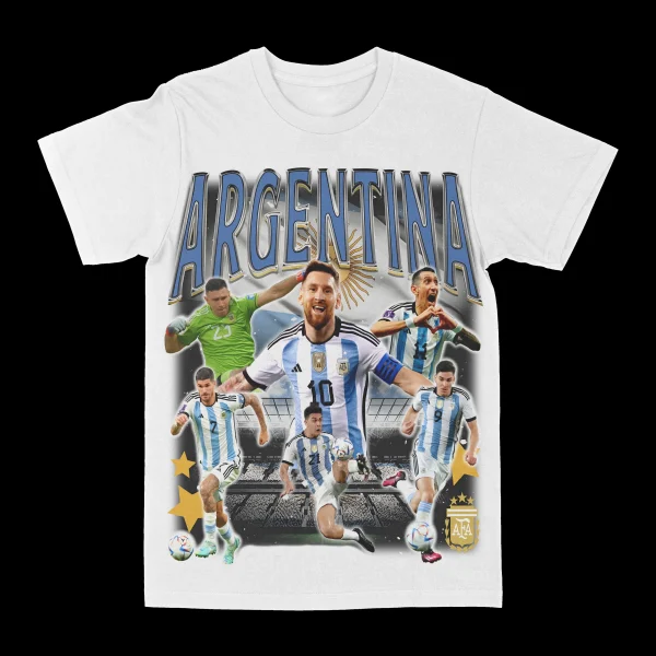 Argentina Soccer Graphic Tee - Image 2