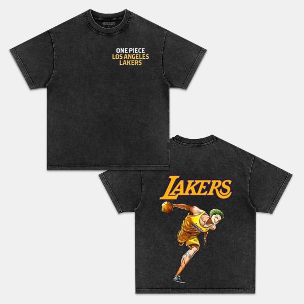 LOSANGELES LAKERS & ONE PIECE ZORO TEE - Image 2