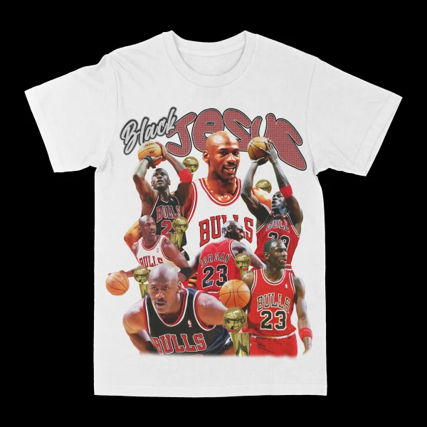 Black Jesus Graphic Tee - Image 2