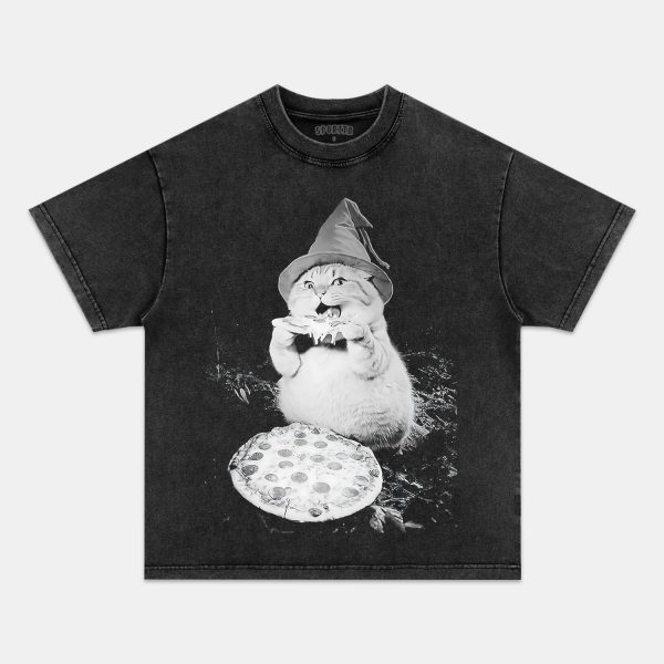 PIZZA LOVER CAT TEE - Image 2