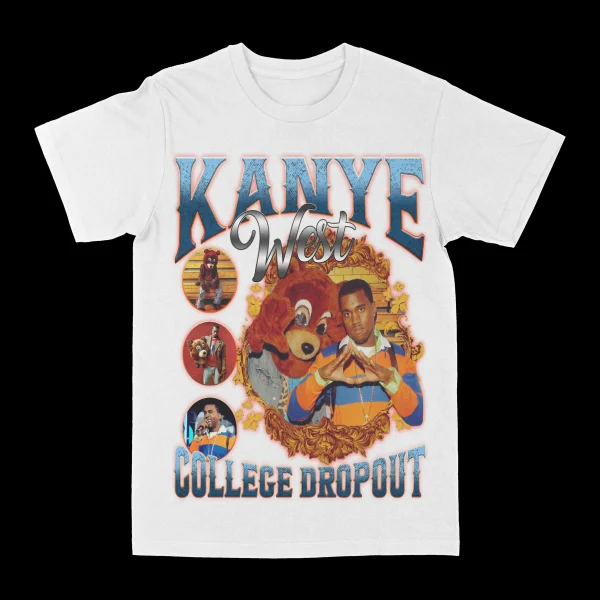 Kanye West The College IV Dropout Graphic Tee - Image 2