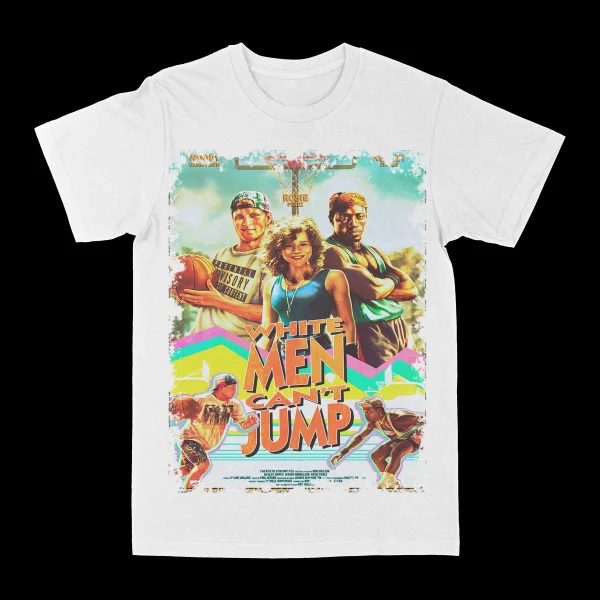 White Men Can't Jump Cover Graphic Tee - Image 2