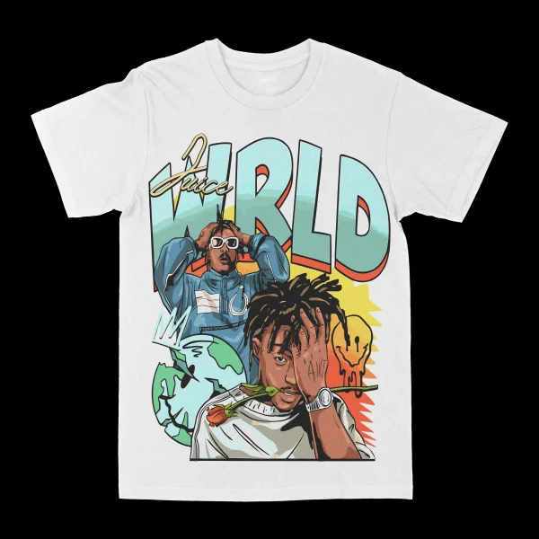 Juice Wrld "Smiley" Graphic Tee - Image 2
