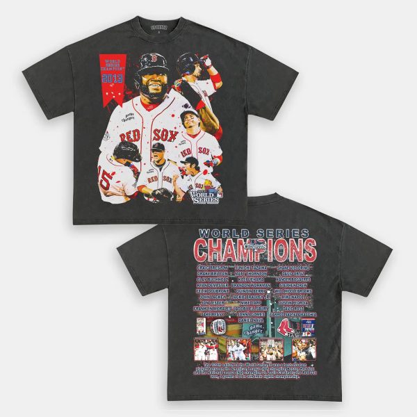 2013 WORLD SERIES CHAMPS - RED SOX TEE - [DS] - Image 3