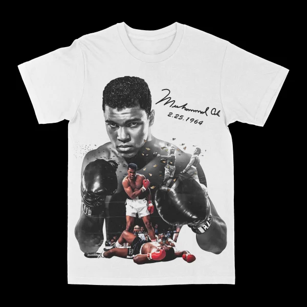 Muhammad Ali "Float Like A Butterfly" Graphic Tee - Image 2