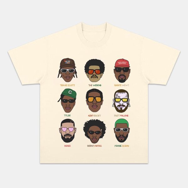 HIP HOP R&B BIG FACES TEE - Image 4