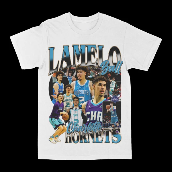 Lamelo Ball "Charlotte Hornets" Graphic Tee - Image 2