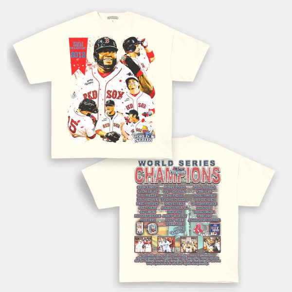 2013 WORLD SERIES CHAMPS - RED SOX TEE - [DS] - Image 4