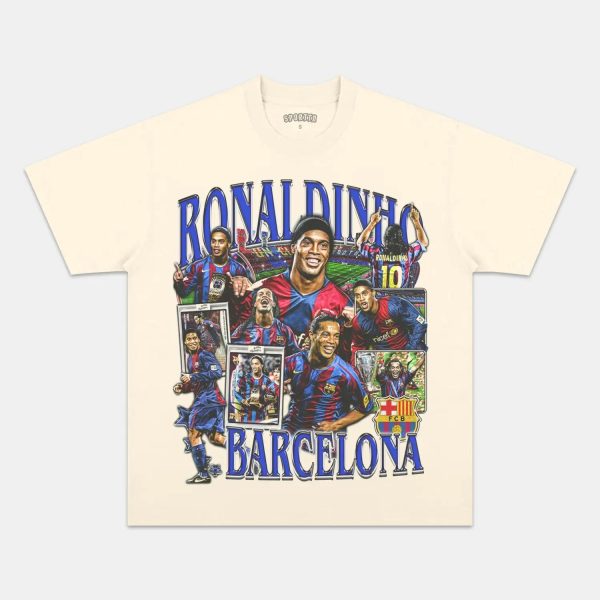 RONALDINHO - FCB TEE - Image 4