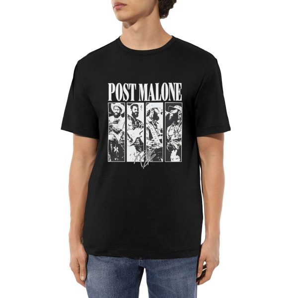 Post Malone Jelly Roll Big Ass Stadium Tour 2025 T-Shirt For Men - Image 5